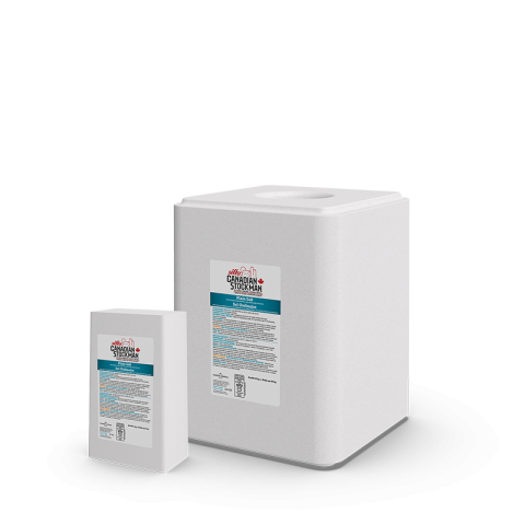A block and a lick of Sifto Canadian Stockman Plain Salt animal nutrition